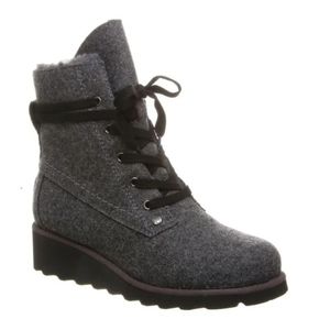 Bearpaw Krista Wool Wedge Boots